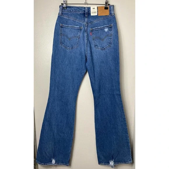 NWT Levi's 70s High Flare Jeans in Sonoma Step - Picture 4 of 15